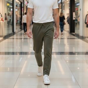 Buck Mason Olive Alpine Fleece Trouser